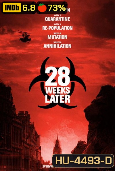 28 Weeks Later (2007) มหันตภัยเชื้อนรกถล่มเมือง - [หนังไวรัสติดเชื้อ]