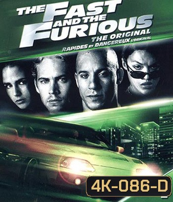 4K - The Fast and the Furious (2001) - แผ่นหนัง 4K UHD - Fast and Furious 1