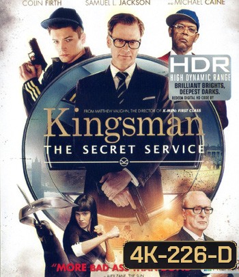 4K - Kingsman: The Secret Service (2014) คิงส์แมน โคตรพิทักษ์บ่มพยัคฆ์ - แผ่นหนัง 4K UHD (King s man)