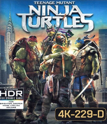 4K - Teenage Mutant Ninja Turtles (2014) เต่านินจา - แผ่นหนัง 4K UHD