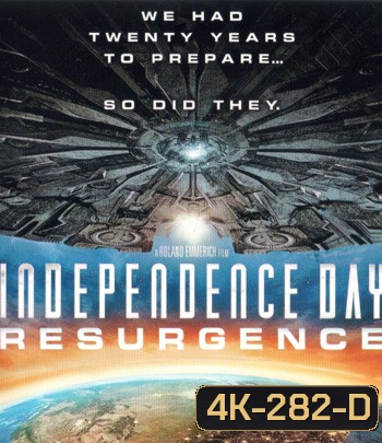 4K - Independence Day: Resurgence (2016) สงครามใหม่วันบดโลก - แผ่นหนัง 4K UHD