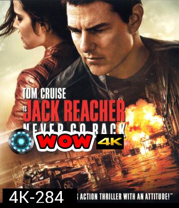 4K - Jack Reacher: Never Go Back (2016) - แผ่นหนัง 4K UHD