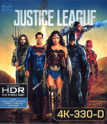4K - Justice League (2017) - แผ่นหนัง 4K UHD