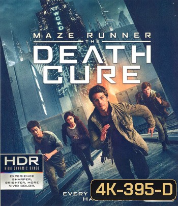 4K - Maze Runner: The Death Cure (2018) เมซ รันเนอร์ ไข้มรณะ - แผ่นหนัง 4K UHD