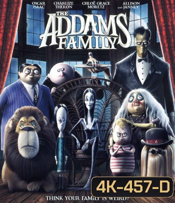 4K - The Addams Family (2019) ตระกูลนี้ผียังหลบ - แผ่นการ์ตูน 4K UHD