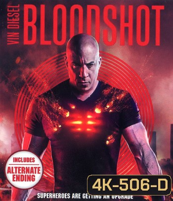 4K - Bloodshot (2020) จักรกลเลือดดุ - แผ่นหนัง 4K UHD
