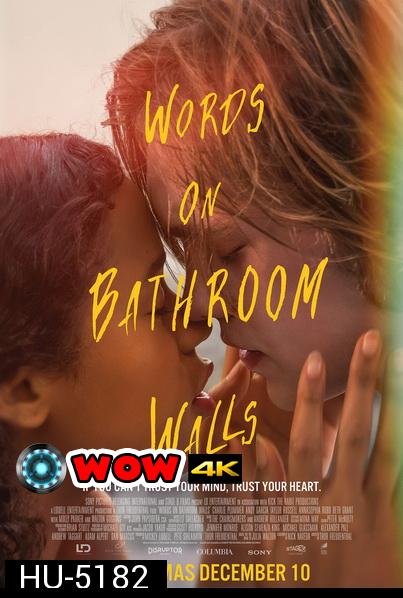 WORDS ON BATHROOM WALLS 2020