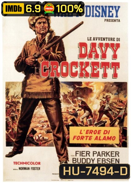Davy Crockett King Of The Wild Frontier (1955) เดวี่ คร็อกเก็ต ยอดนักสู้