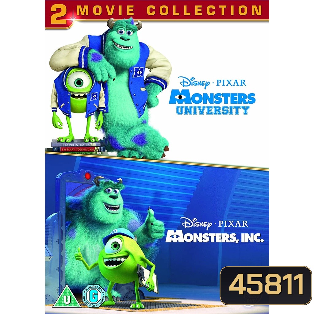 MONSTERS INC มอนส์เตอร์อิงค์ ภาค 1-2 DVD Master พากย์ไทย