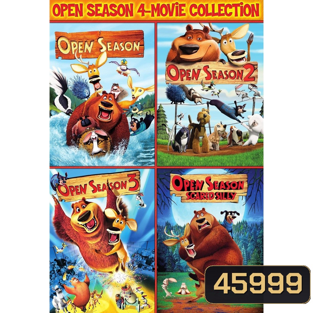 OPEN SEASON คู่ซ่าส์ป่าระเบิด ภาค 1-4 DVD Master พากย์ไทย