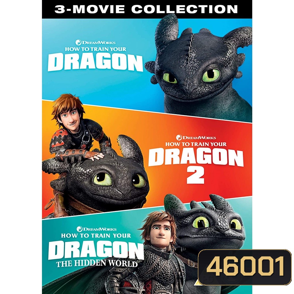 Bluray How to Train Your Dragon อภินิหารไวกิ้งพิชิตมังกร ภาค 1-3