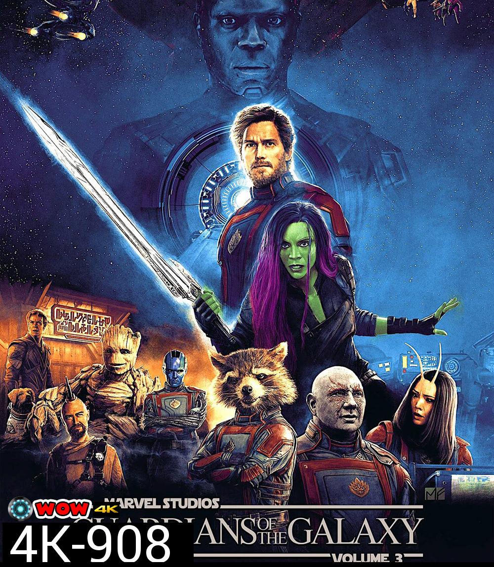 4K - Guardians of the Galaxy Vol. 3 (2023) รวมพันธุ์นักสู้พิทักษ์จักรวาล 3 - แผ่นหนัง 4K UHD