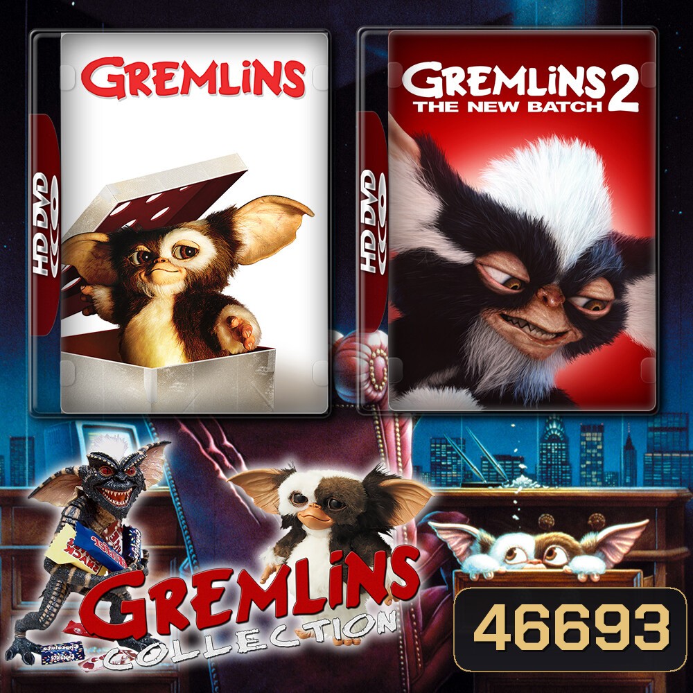 Gremlins เกรมลินส์ ปีศาจซน 1-2 DVD หนัง มาสเตอร์ พากย์ไทย