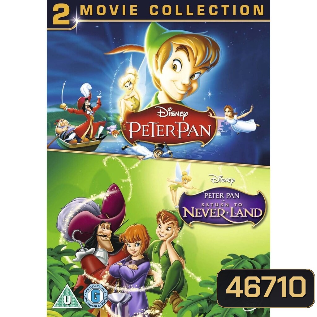 PETER PAN ปีเตอร์แพน หนังและการ์ตูน DVD Master พากย์ไทย