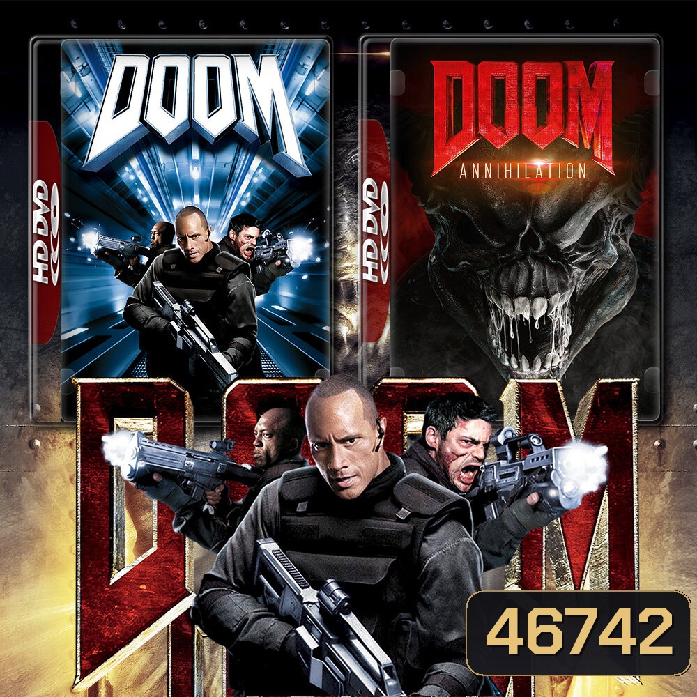 Doom 1-2 สงครามอสูรกลายพันธุ์ (2005/2019) DVD หนัง มาสเตอร์ พากย์ไทย