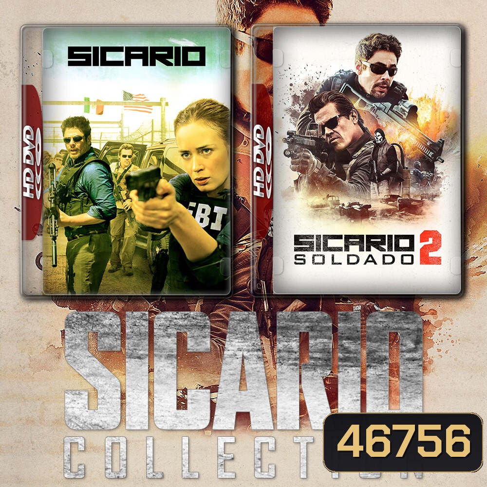 Sicario ทีมพิฆาตทะลุแดนเดือด 1-2 DVD หนัง มาสเตอร์ พากย์ไทย