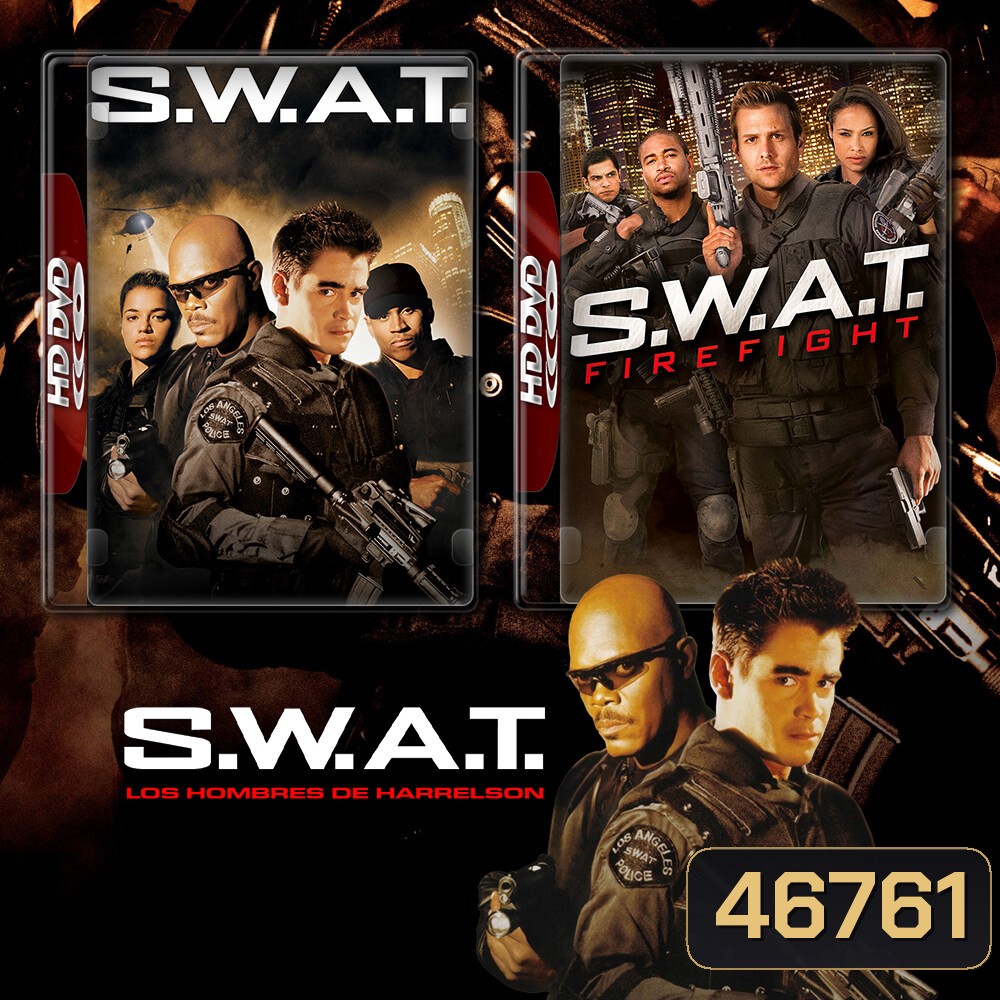 S.W.A.T. ส.ว.า.ท. 1-2 (2003/2011) DVD หนัง มาสเตอร์ พากย์ไทย