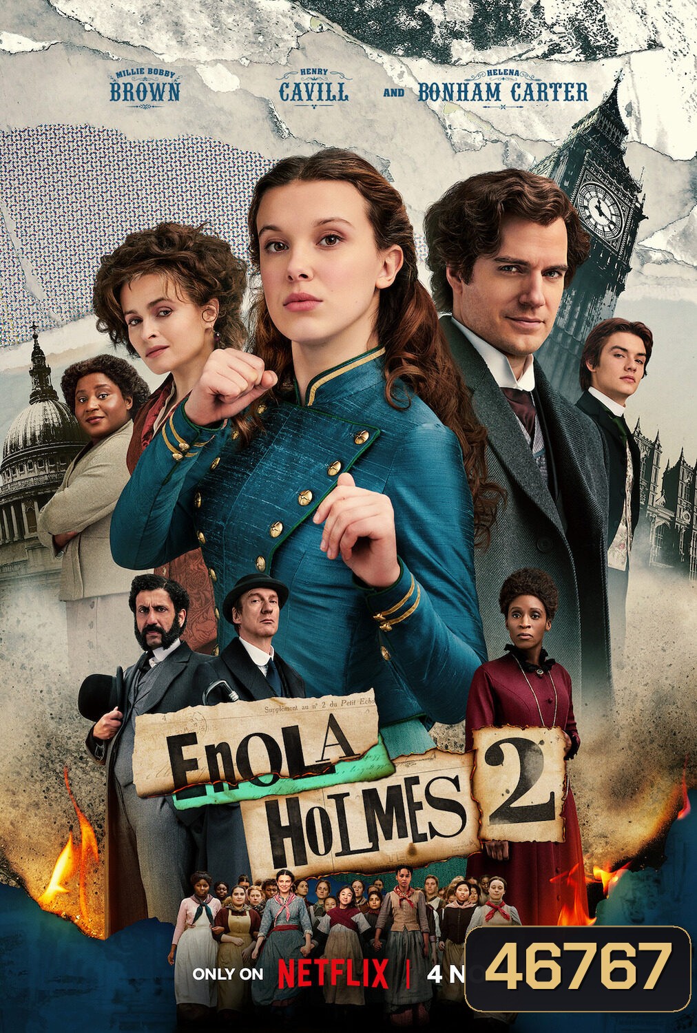 Enola Holmes เอโนลา โฮล์มส์ (2020-2022) DVD หนัง มาสเตอร์ พากย์ไทย