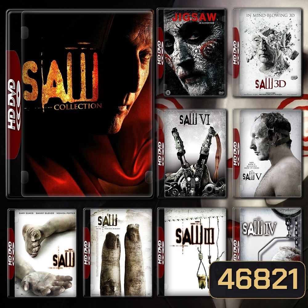 SAW เกมตัดต่อตาย ภาค 1-8 DVD Master พากย์ไทย