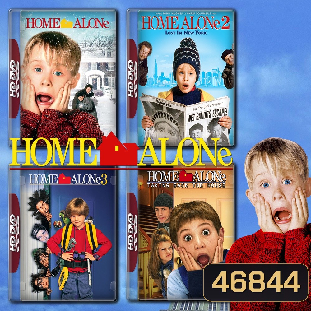 Home Alone โดดเดี่ยวผู้น่ารัก ภาค 1-4 DVD Master พากย์ไทย