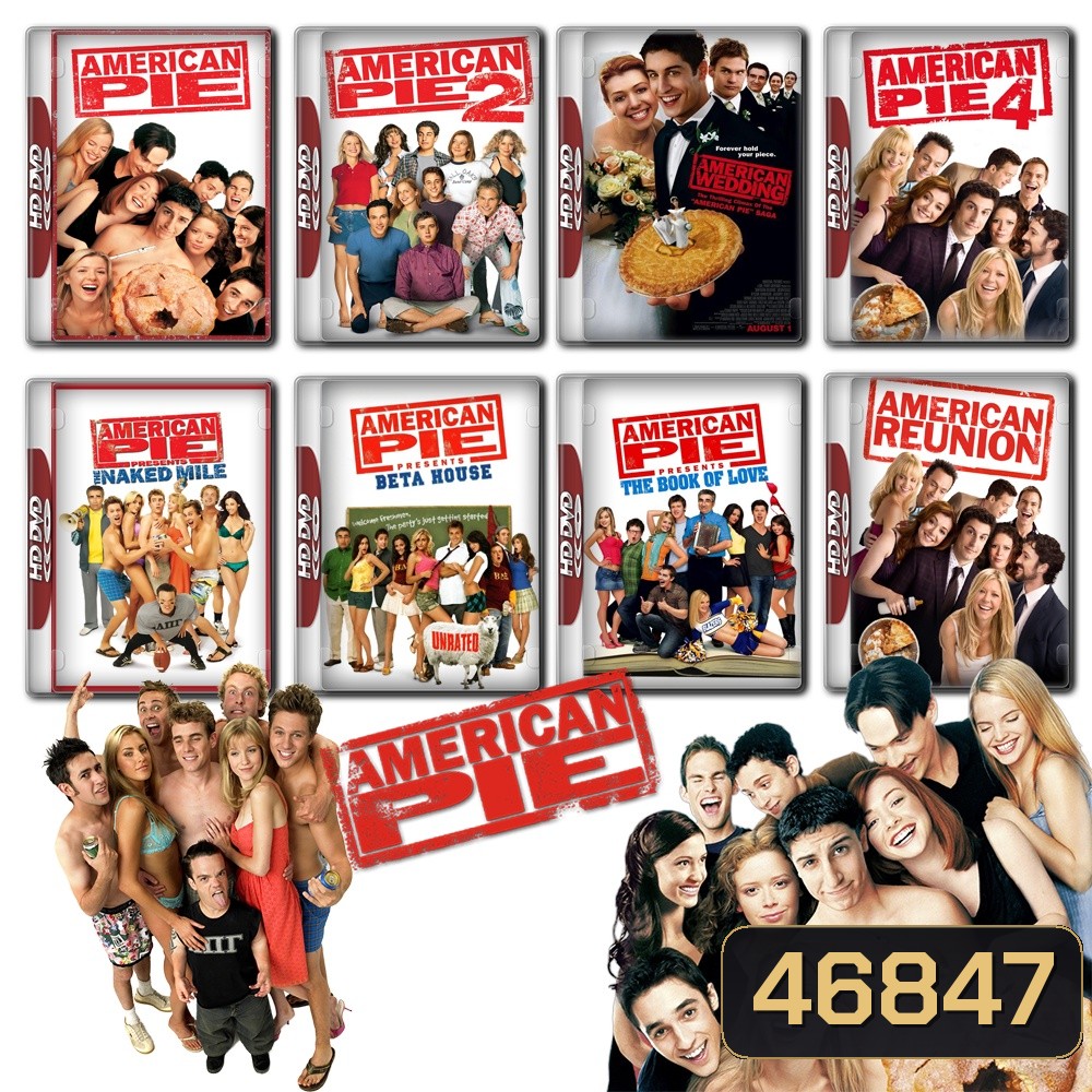American Pie แอ้มสาวให้ได้ก่อนปลายเทอม ภาค 1-8 DVD Master พากย์ไทย