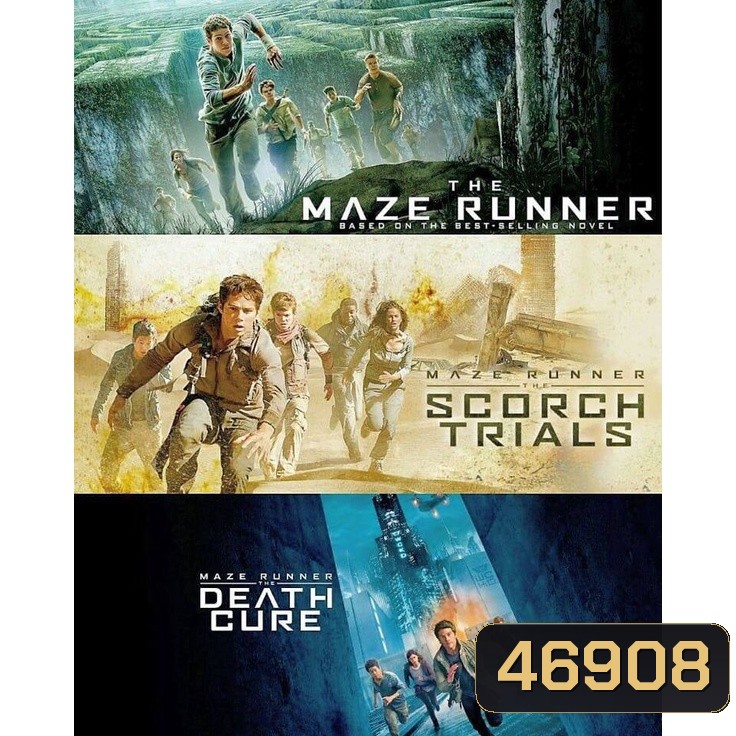The Maze Runner เมซ รันเนอร์ ภาค 1-3 DVD Master พากย์ไทย