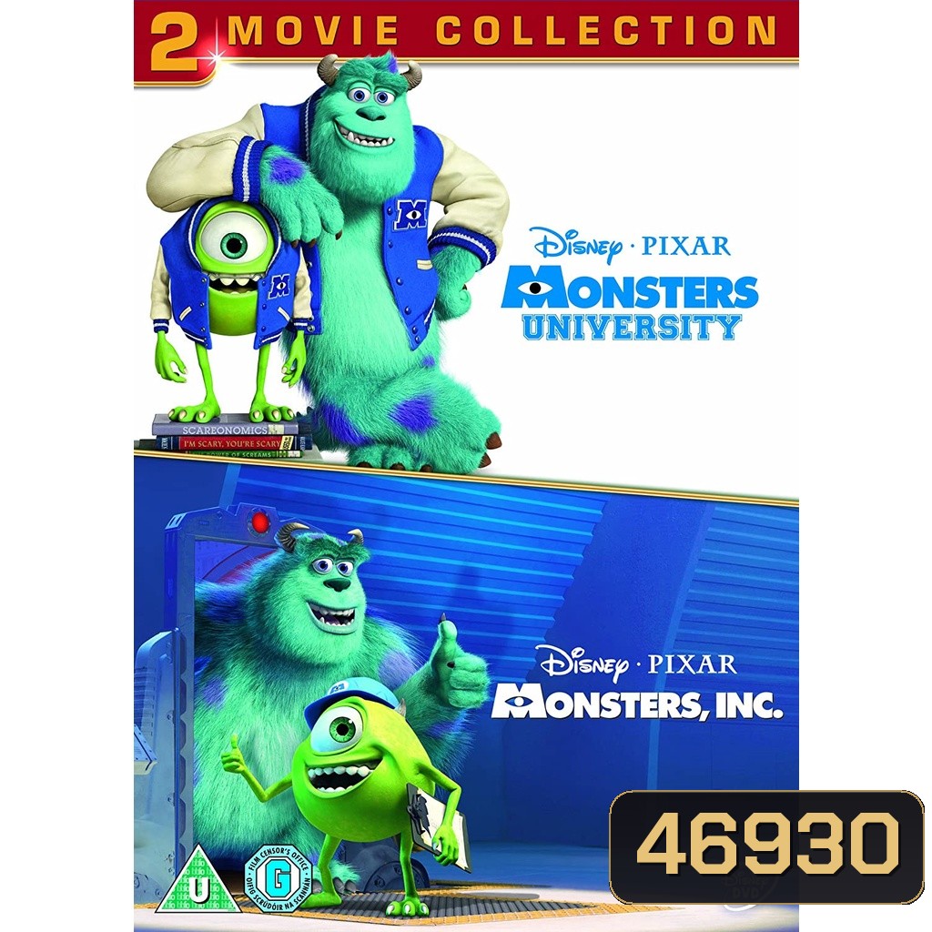 MONSTERS INC มอนส์เตอร์อิงค์ ภาค 1-2 DVD Master พากย์ไทย