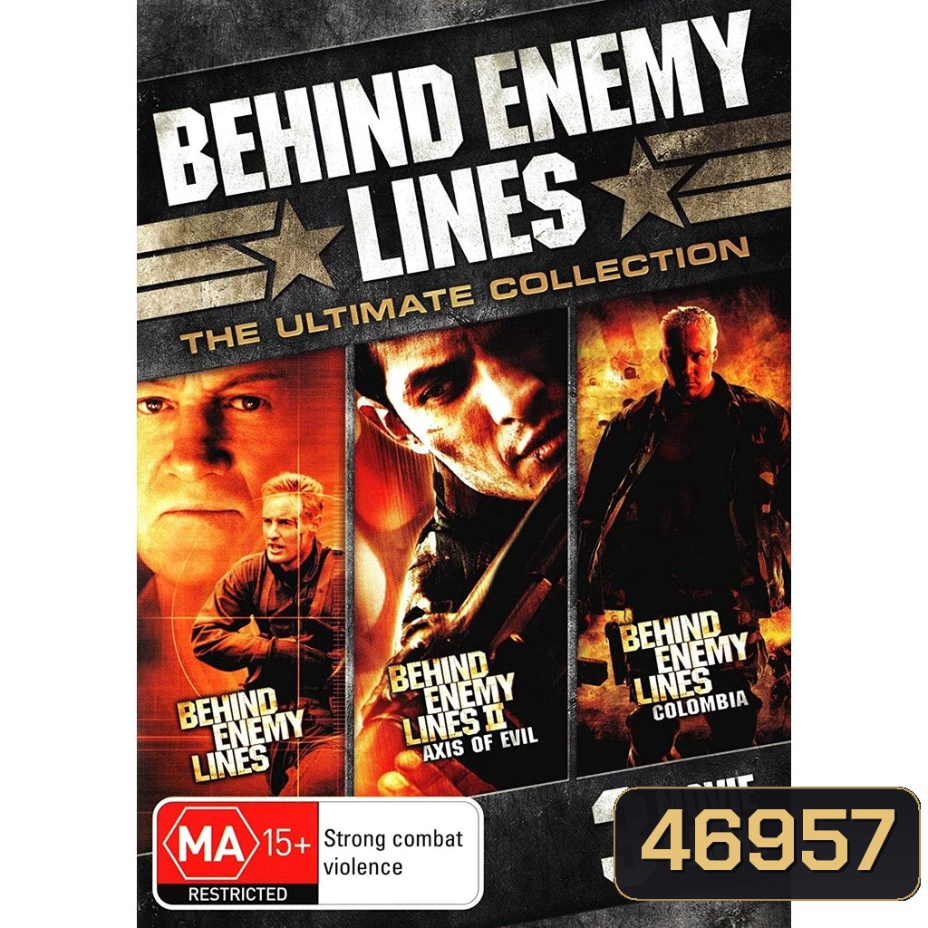BEHIND ENEMY LINES บีไฮด์ เอนิมีไลน์ ภาค 1-3 DVD Master พากย์ไทย
