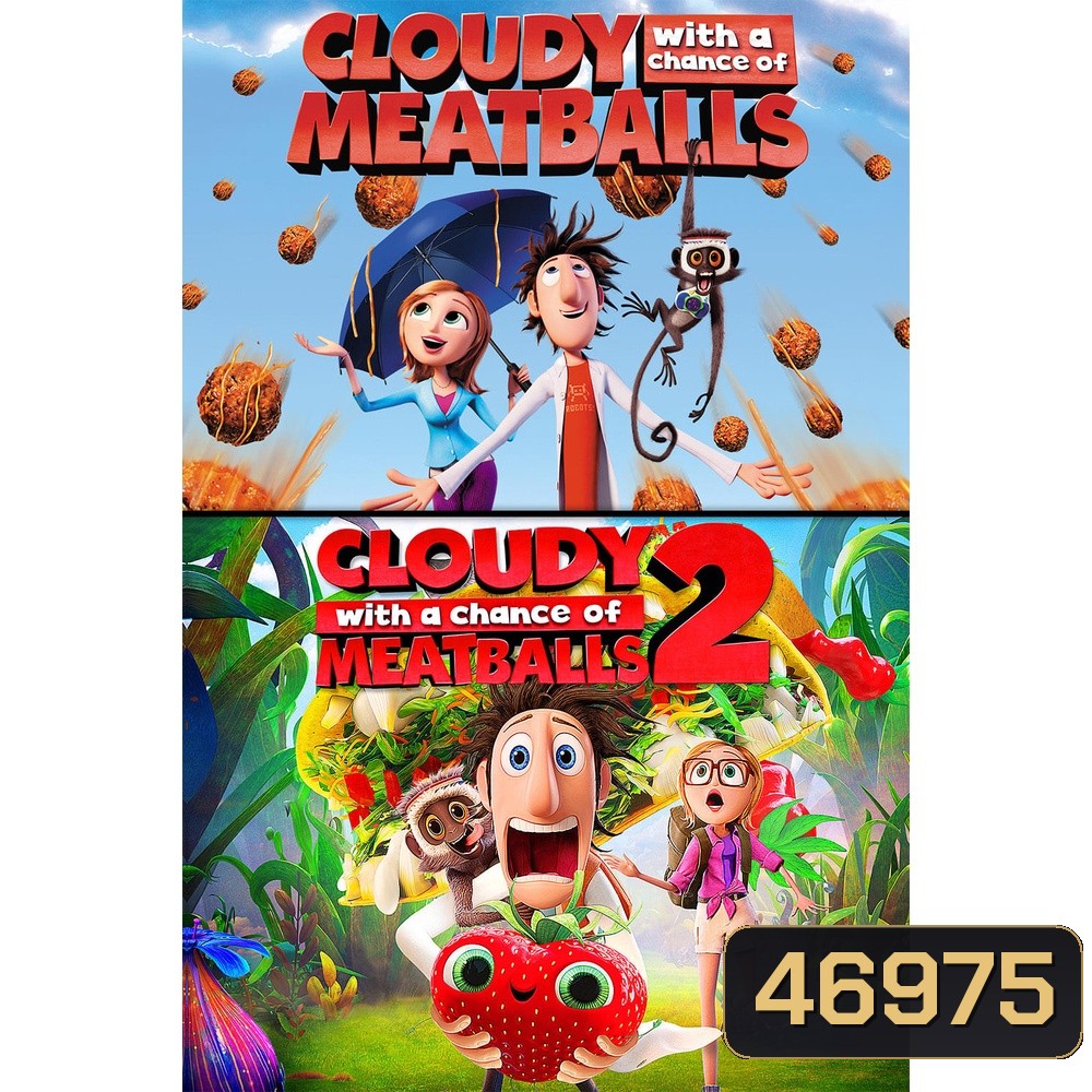 Cloudy With A Chance Of Meatballs มหัศจรรย์ลูกชิ้นตกทะลุมิติ ภาค 1-2 DVD Master พากย์ไทย