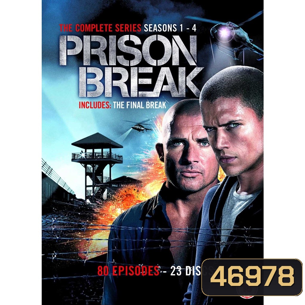 PRISON BREAK แผนลับแหกคุกนรก SEASON 1-5 +1ภาคพิเศษ DVD Master พากย์ไทย