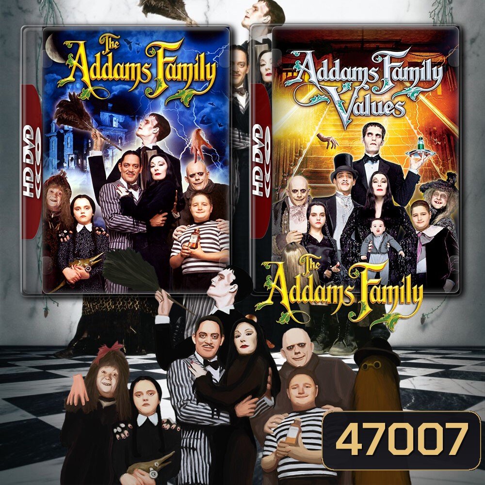 The Addams Family Movie อาดัมส์ แฟมิลี่ ตระกูลนี้ผียังหลบ 1-2 (1991/1993) Bluray หนัง มาสเตอร์ พากย์ไทย