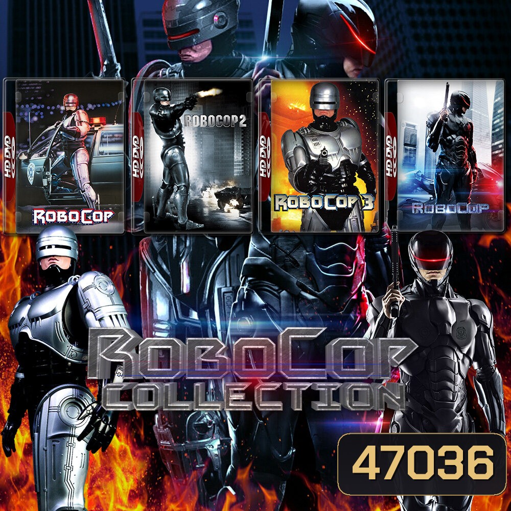 RoboCop โรโบคอป ภาค 1-4 Bluray หนัง มาสเตอร์ พากย์ไทย