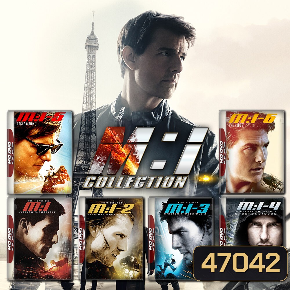 Mission Impossible มิชชั่นอิมพอสซิเบิ้ล ภาค 1-6 Bluray หนัง มาสเตอร์ พากย์ไทย