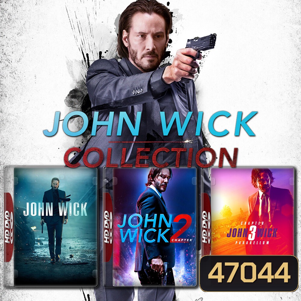 John Wick จอห์นวิค แรงกว่านรก ภาค 1-3 Bluray หนังใหม่ มาสเตอร์ พากย์ไทย