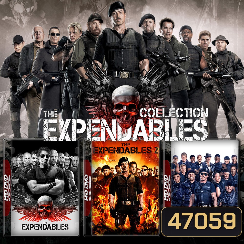 The Expendables โครตคนทีมมหากาฬ ภาค 1-4 Bluray หนัง มาสเตอร์ พากย์ไทย