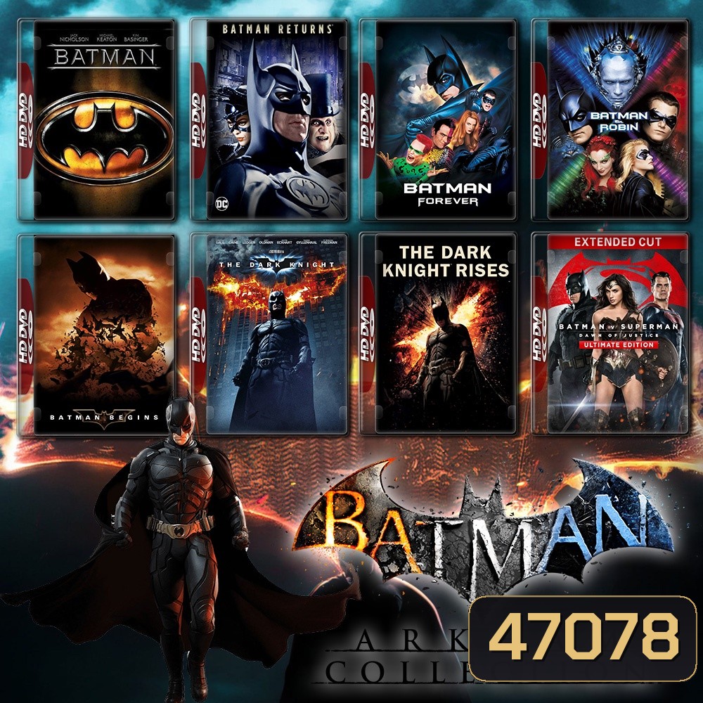 BATMAN แบทแมนอัศวินรัตติกาล Collection Bluray Master พากย์ไทย