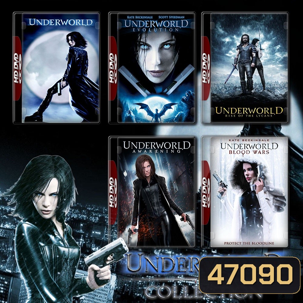 Underworld 1-5 (2003-2017) มหาสงครามล้างพันธุ์อสูร 1-5 Bluray Master พากย์ไทย
