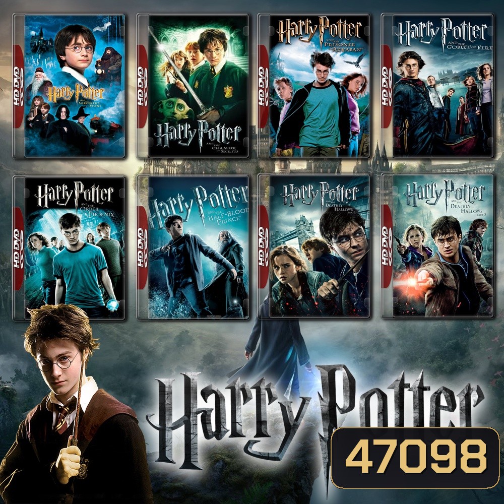 Harry Potter (รวม 8 ภาค) Bluray Master พากย์ไทย