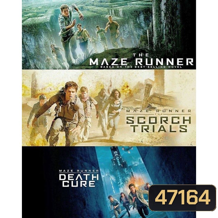 The Maze Runner เมซ รันเนอร์ ภาค 1-3 Bluray Master พากย์ไทย