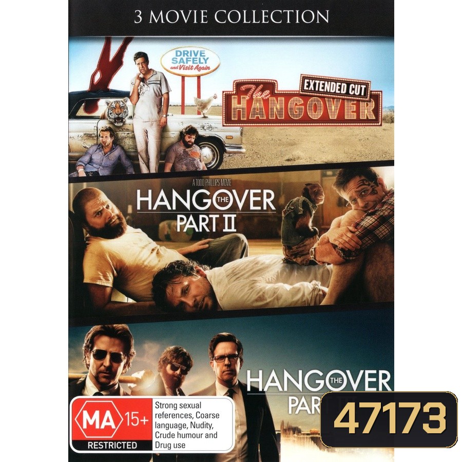 The Hangover เดอะ แฮงค์โอเวอร์ ภาค 1-3 Bluray Master พากย์ไทย