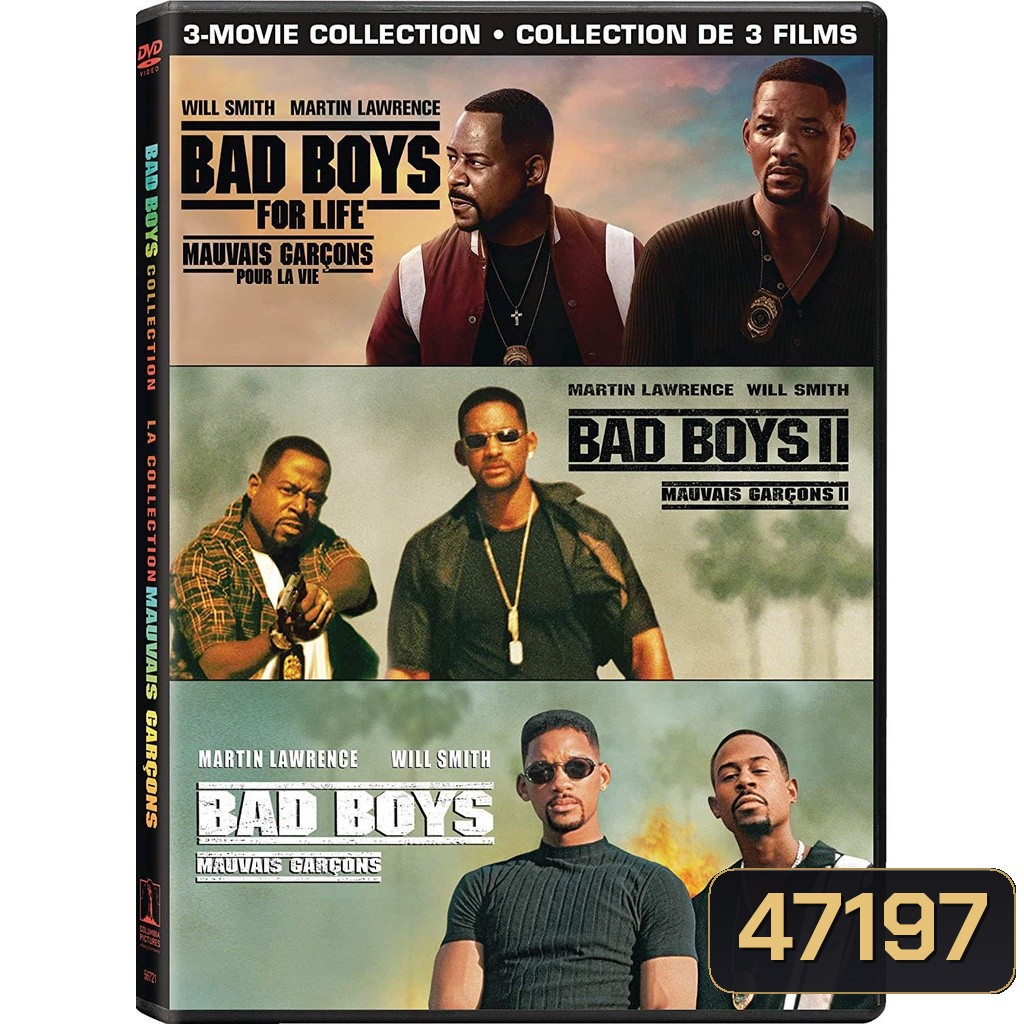 BAD BOYS แบดบอยส์ คู่หูขวางนรก ภาค 1-3 Bluray Master พากย์ไทย