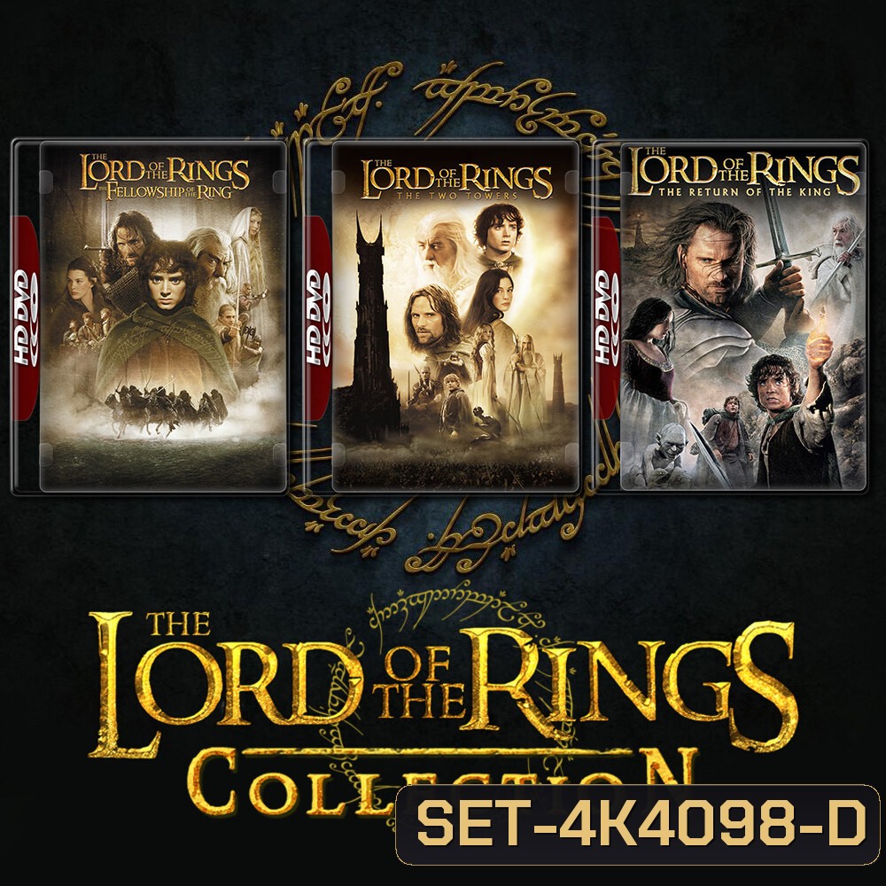 The Lord of the Rings เดอะ ลอร์ด ออฟ เดอะ ริงส์ ภาค 1-3 4K Master พากย์อังกฤษ
