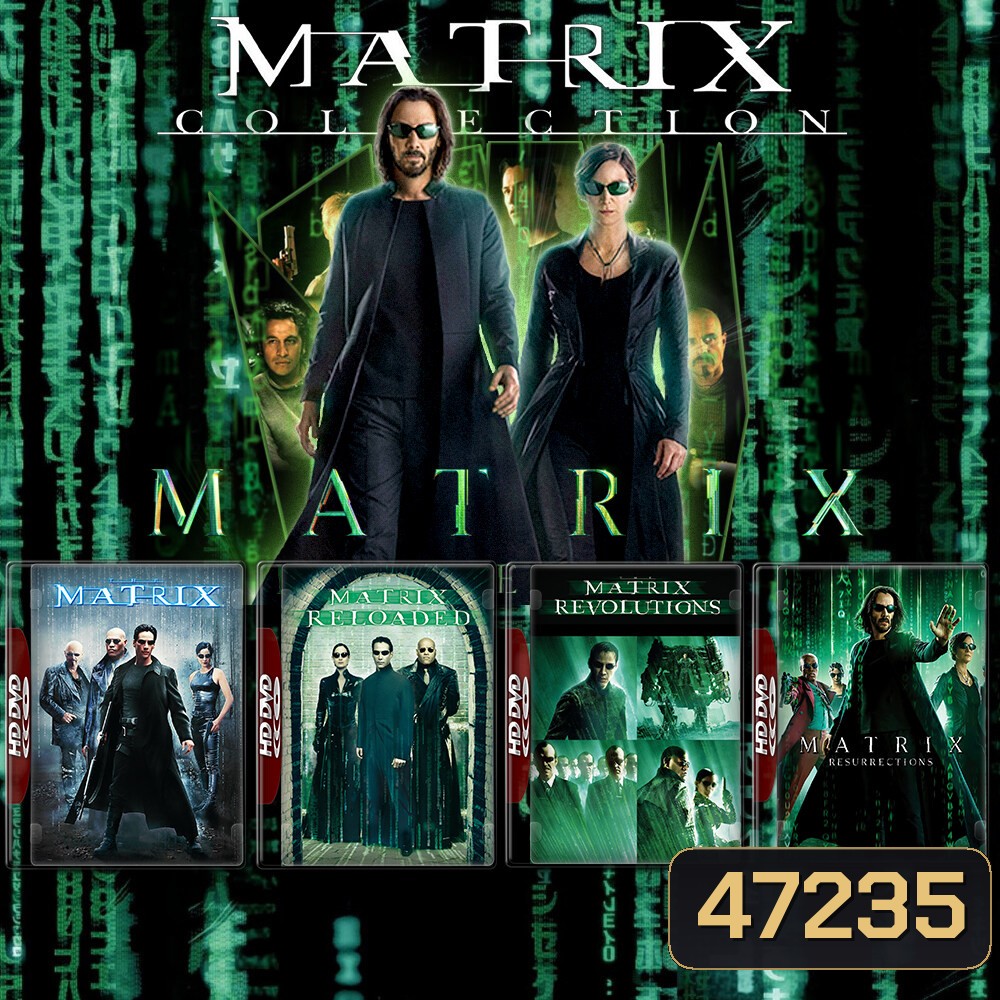 The Matrix เดอะ เมทริคซ์ 1-4 4K หนังใหม่ มาสเตอร์ พากย์ไทย