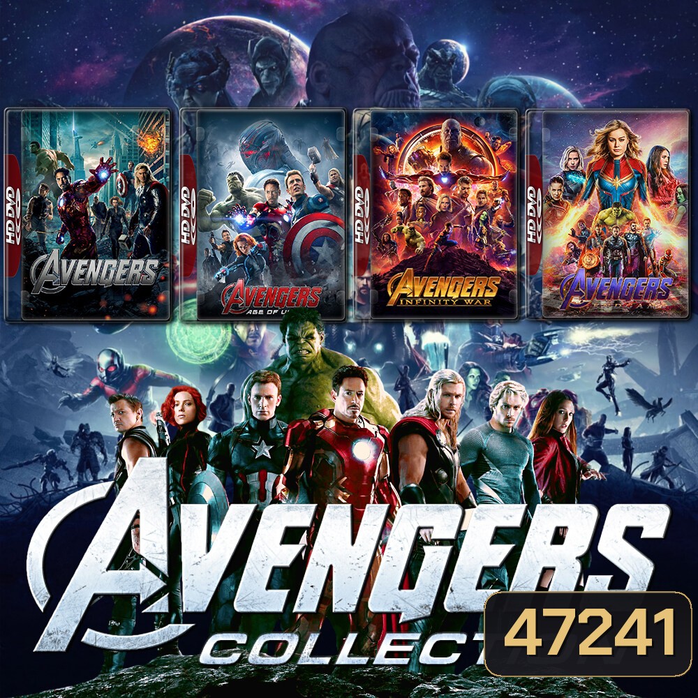 The Avengers ดิ อเวนเจอร์ส ภาค 1-4 4K หนัง มาสเตอร์ พากย์ไทย