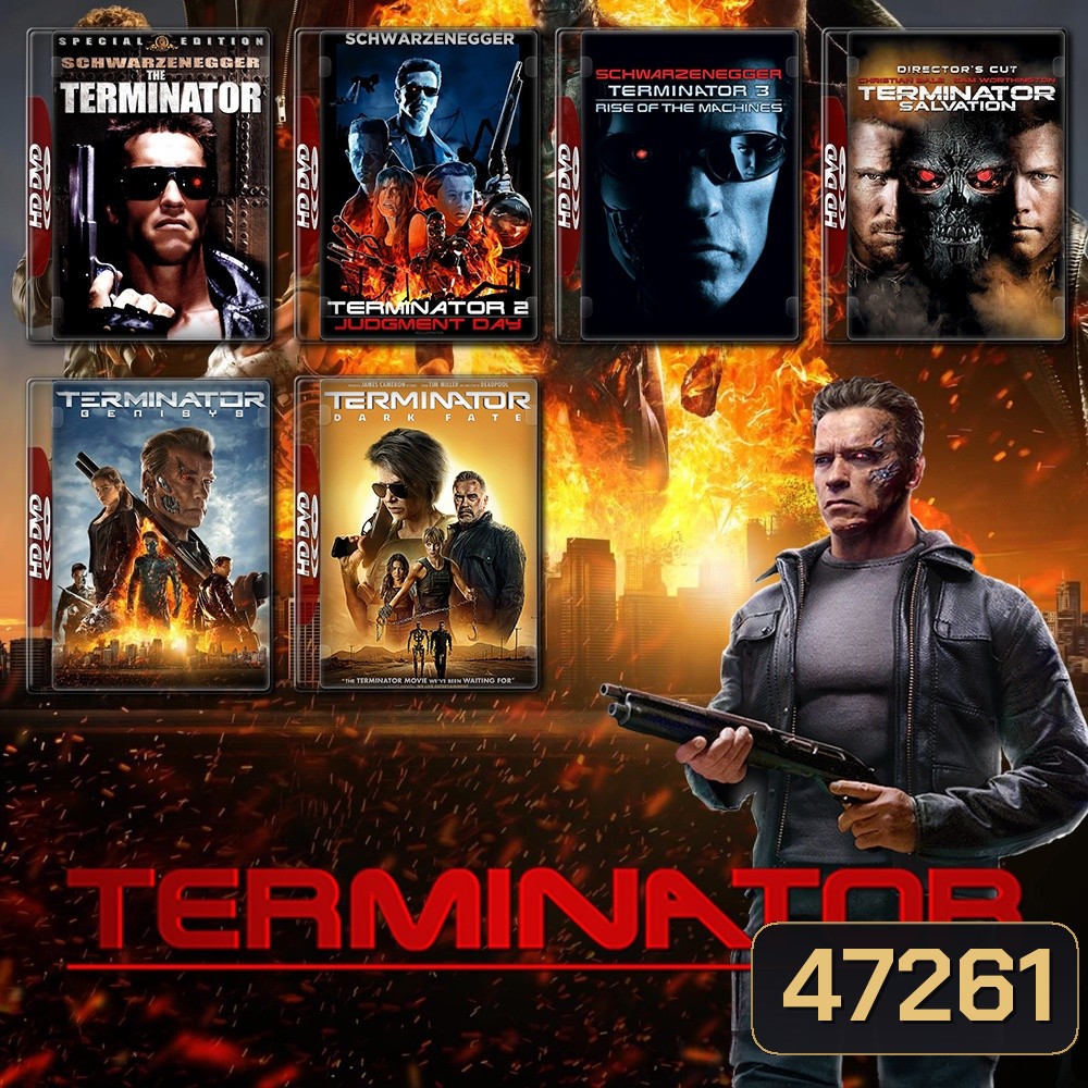 TERMINATOR คนเหล็ก ภาค 1-6 4K Master พากย์ไทย