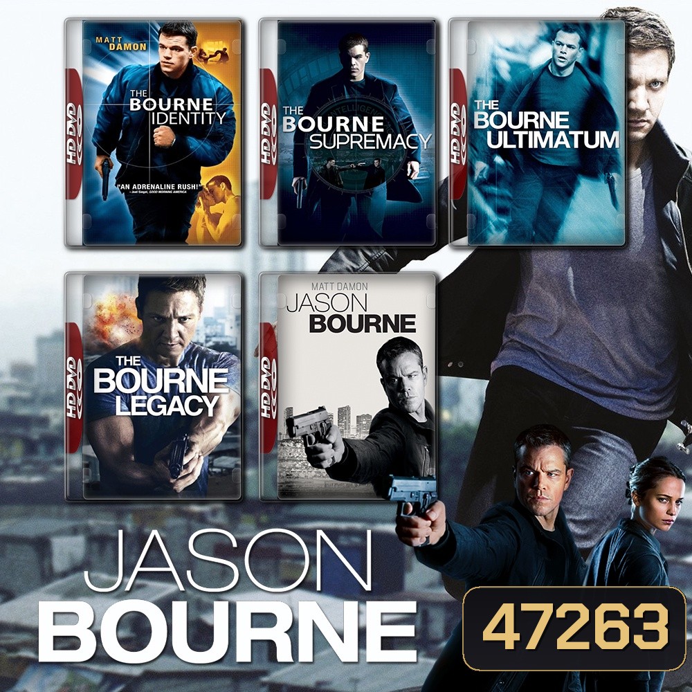 The Bourne ภาค 1-5 4K Master พากย์ไทย
