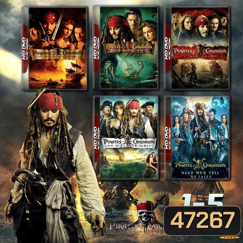Pirates of the Caribbean ครบ 5 ภาค 4K Master พากย์ไทย