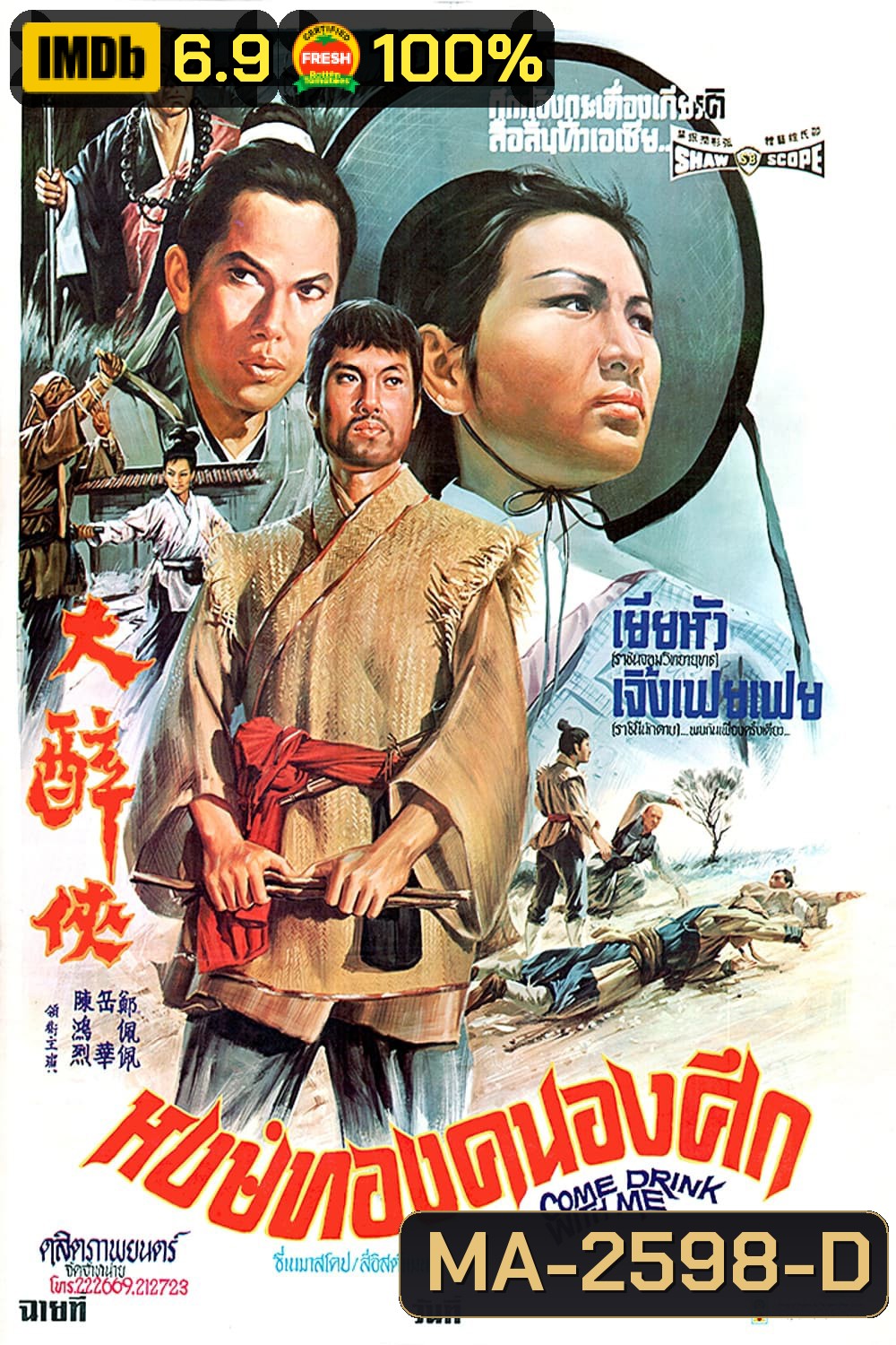 Come Drink with Me (1966) หงษ์ทองคะนองศึก