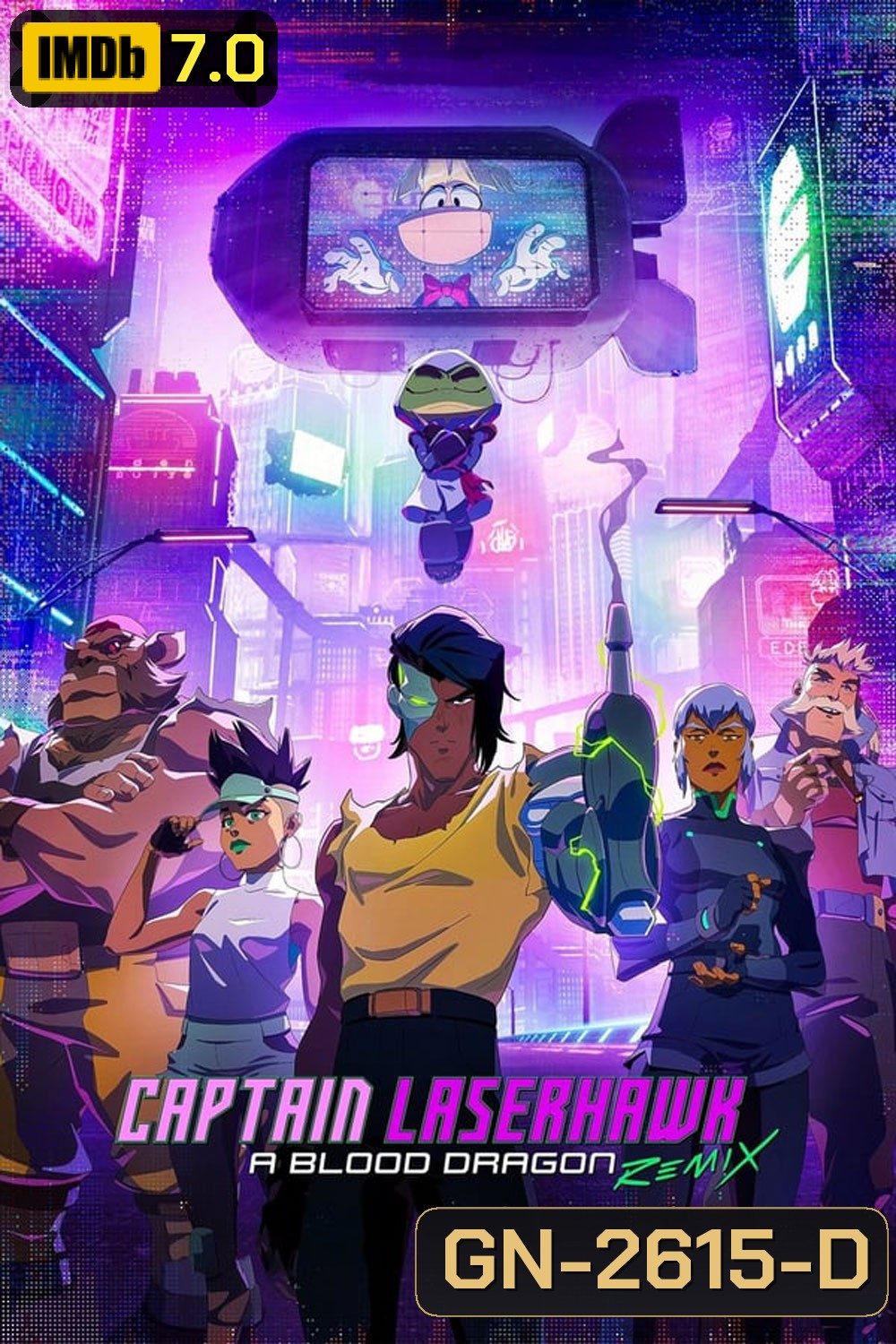 Captain Laserhawk A Blood Dragon กัปตันเลเซอร์ฮอว์ค บลัดดราก้อน รีมิกซ์ (2023)