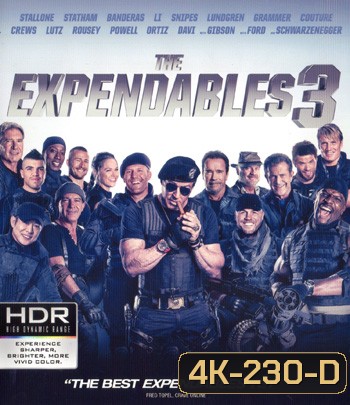 4K - The Expendables 3 (2014) โคตรคนทีมมหากาฬ 3 - แผ่นหนัง 4K UHD